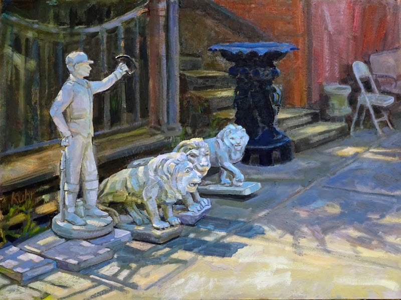 Monument Shadows by Christine Kuhr
